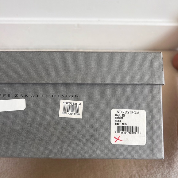 Giuseppe Zanotti python embossed trainers blush pink - Picture 6 of 6